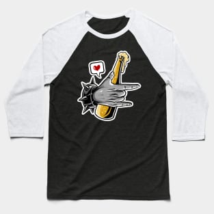 rock and beer Baseball T-Shirt